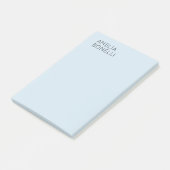 Eigenname Modern Minimalistisch Professionell Einf Post-it Klebezettel (angewinkelt)