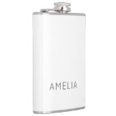 Eigenname Moderner Minimalistischer Beruflicher Sc Flachmann (Rechts)