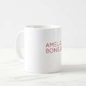 Eigenname Moderner Minimalistischer Beruflicher Sc Kaffeetasse (Vorderseite Links)