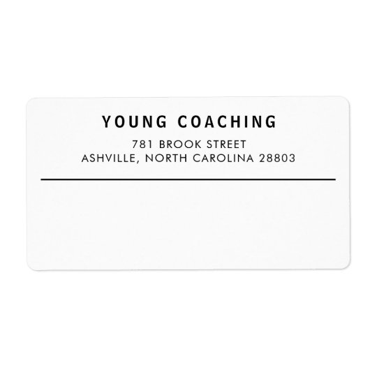 Eigenname Modernes Geschäft (Vorne)