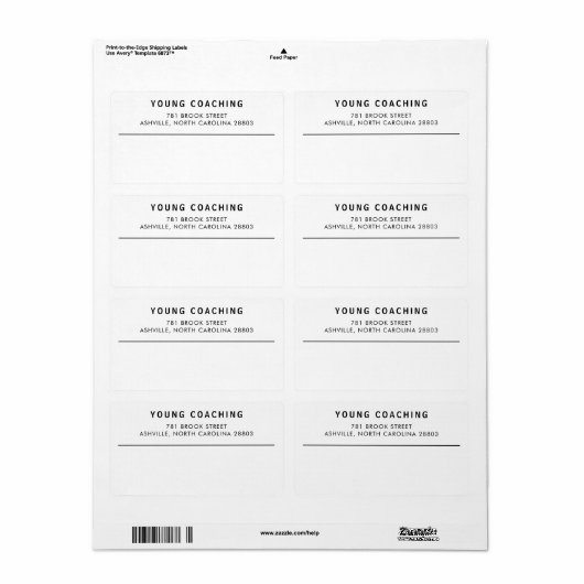 Eigenname Modernes Geschäft (Vorne)