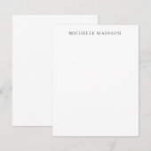 Eigenname Trendy Minimalist Professionell Einfache (Vorne/Hinten)