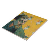 Eigenportrait, Les Miserables, 1888 (Öl auf Leinwa Fliese (Seite)
