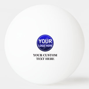 Eigens bedrucktes Logo für Tischtennisball/ Tischtennisball