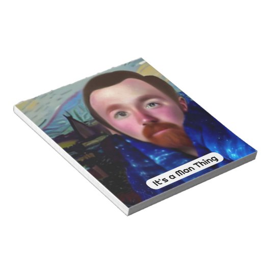 Eigens behalten oder entwerfen - Notepad - 40 Seit Notizblock (angewinkelt)
