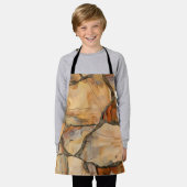 Eigens gedruckte kleine Schürze für Kinder (Getragen)