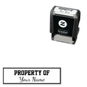 Eigenschaft der vorlagenselbstfarbigen Briefmarke Permastempel (Beispiel)