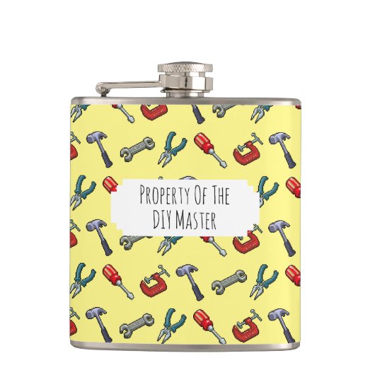 Eigenschaft des DIY Master Pixel Art Tools Musters Flachmann (Vorderseite)