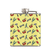 Eigenschaft des DIY Master Pixel Art Tools Musters Flachmann (Rückseite)