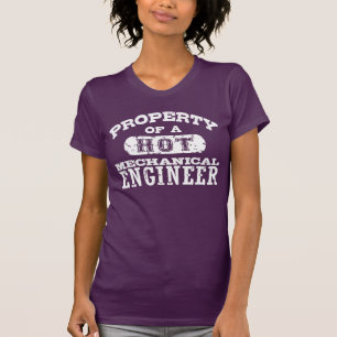 Eigenschaft eines mechanischen Heißingenieurs T-Shirt