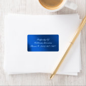 EIGENSCHAFT-ETIKETT ADRESSAUFKLEBER (Insitu)