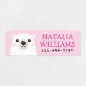Eigenschaft "niedlich Bären Cut individuelle Name" Etiketten (Design 1)