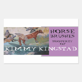 EIGENSCHAFT RECHTECKIGER AUFKLEBER