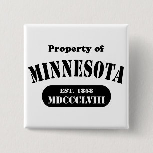 Eigenschaft von Minnesota - schwarzer Text Button