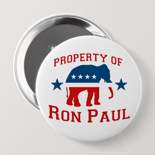 EIGENSCHAFT VON RON PAUL BUTTON (Vorne & Hinten)