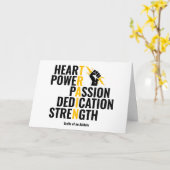 Eigenschaften eines Athleten Karte (Gelbe Blume)