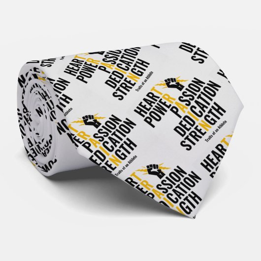 Eigenschaften eines Athleten Krawatte (Gerollt)