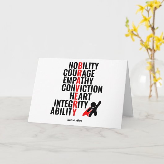 Eigenschaften eines Helden Karte (Gelbe Blume)