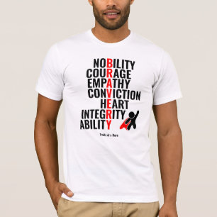 Eigenschaften eines Helden T-Shirt