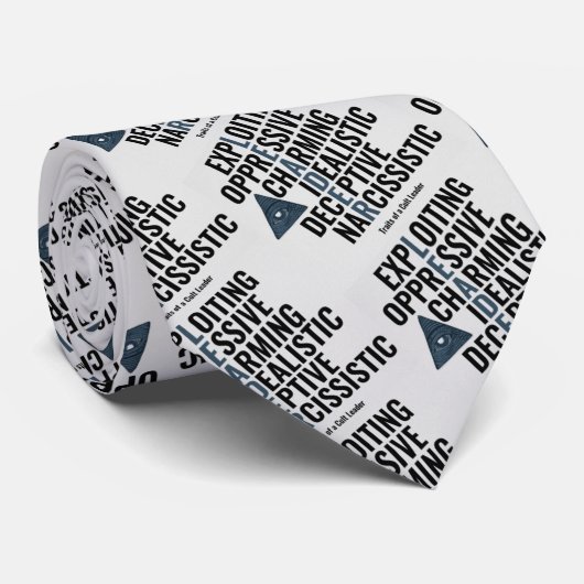 Eigenschaften eines Kultführers Krawatte (Gerollt)