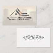 Eigenschaften für echte Anwesen | Bau Visitenkarte (Vorne/Hinten)