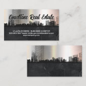 Eigenschaften für Real Anwesen | Blue Print Visitenkarte (Vorne/Hinten)