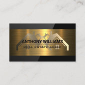 Eigenschaften für Real Anwesen | Gold Metallic | G Visitenkarte (Vorderseite)