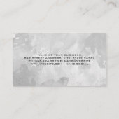 Eigenschaften für Real Anwesen | Rotes Metallische Visitenkarte (Rückseite)