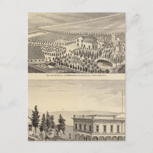 Eigenschaften von Dyer, Hupers Postkarte (Vorderseite)