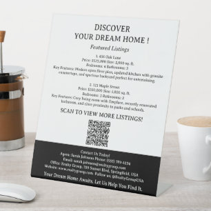 Eigenschaftenauflistung Anzeigen der Anwesen-Tabel Sockelschild