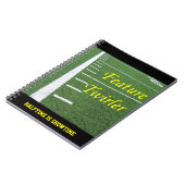 Eigenschafttwirler-Anmerkungs-Buch Notizblock (Linke Seite)