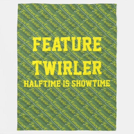 Eigenschafttwirler-Decke Fleecedecke (Vorderseite)