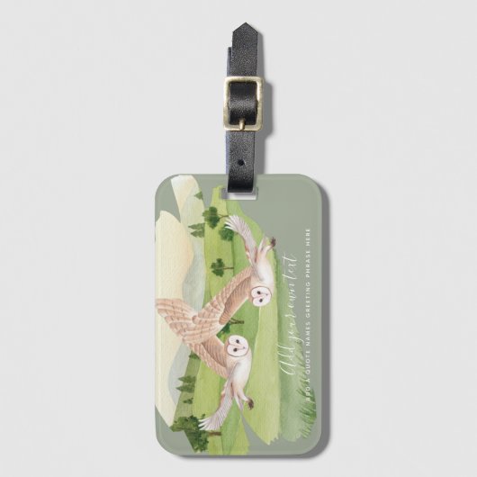 EIGENSCHIFFE - PERSONALISIERT GEPÄCKANHÄNGER (Vorderseite Vertikal)