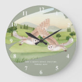 EIGENSCHIFFE - PERSONALISIERT GROßE WANDUHR (Vorderseite)