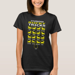 Eigensinniger Rocky Corgi Hund Tricks Haustier T-Shirt