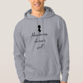 Eigensinniges hartnäckiges Mädchen Janes Austin Hoodie (Vorderseite)