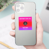 Eigenständig mit Liebe Berufliches, individuell an Aufkleber (Telefon)