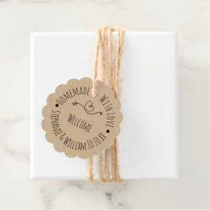 Eigenständig mit Liebe-Kraft-Papier   Hochzeit Geschenkanhänger