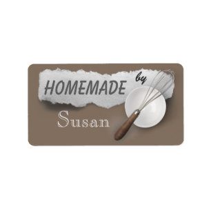 Eigenständig von Ihnen gebackene Labels Adressaufkleber