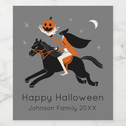 Eigenständiges Pferdefleisch Weinetikett (Einzelnes Label)