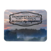 "Eigenständigkeit" Motivation Affirmation Flexibel Magnet (Horizontal)
