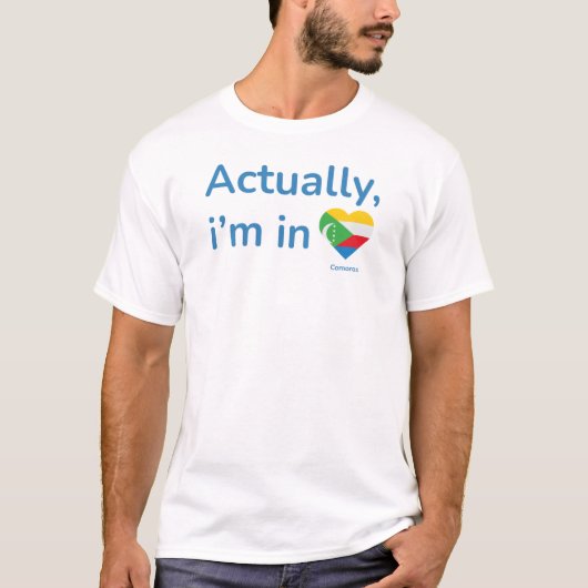 Eigentlich auf den Komoren T-Shirt (Vorderseite)
