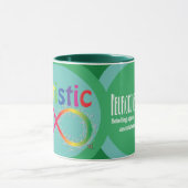 Eigentlich Autistic Rainbow Infinity Coffee Tasse (Zentrum)