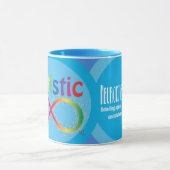 Eigentlich Autistic Rainbow Infinity Coffee Tasse (Zentrum)