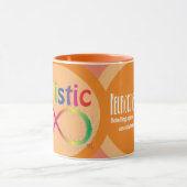 Eigentlich Autistic Rainbow Infinity Coffee Tasse (Zentrum)