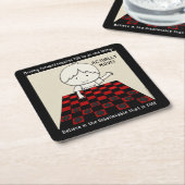 Eigentlich bewegen rechteckiger pappuntersetzer (angewinkelt)