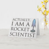 Eigentlich bin ich ein Raketenwissenschaftler. Karte (Gelbe Blume)