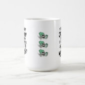 Eigentlich bin ich nicht lustig, nur den Sarasmus  Kaffeetasse (Mittel)