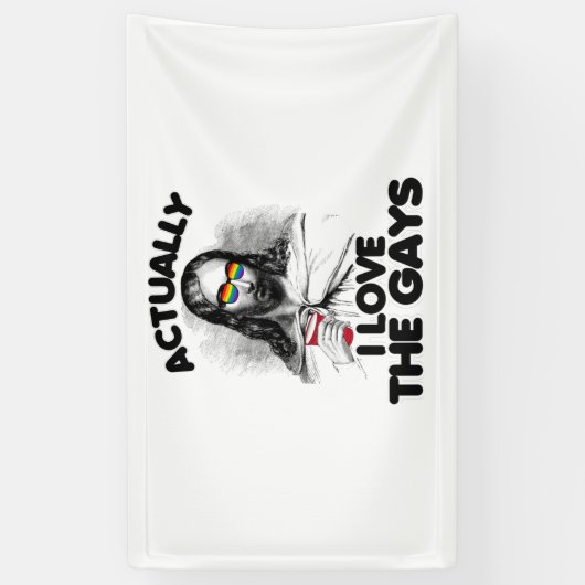 Eigentlich  ich die Schwule Banner (Vertikal)