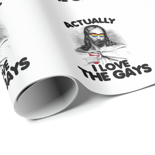 Eigentlich  ich die Schwule Geschenkpapier (Rolleneckpunkt)